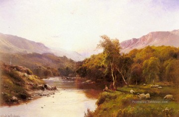 Breanski Tableau - Tyn y Groes Le paysage de la vallée d’Or Alfred de Breanski Snr stream
